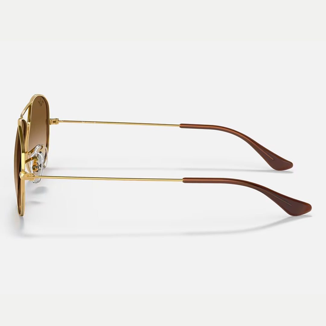 Ray-Ban Cockpit Polished Arista Gold | Light Brown Gradient | RB3362 001/51 (56-14)
