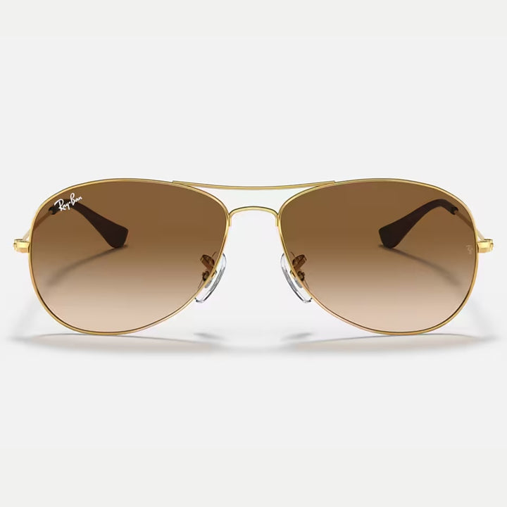 Ray-Ban Cockpit Polished Arista Gold | Light Brown Gradient | RB3362 001/51 (56-14)