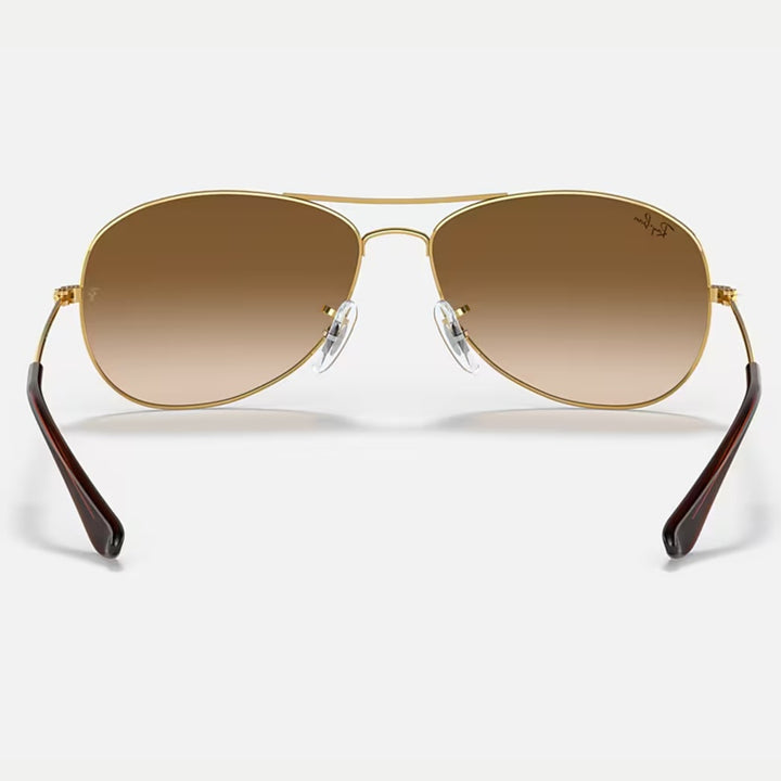 Ray-Ban Cockpit Polished Arista Gold | Light Brown Gradient | RB3362 001/51 (56-14)