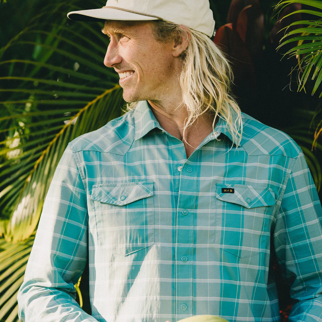 Howler Bros H Bar B Tech Longsleeve Snapshirt | Men's