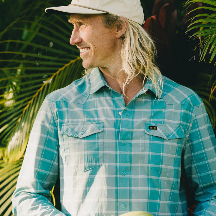 Howler Bros H Bar B Tech Longsleeve Snapshirt | Men's