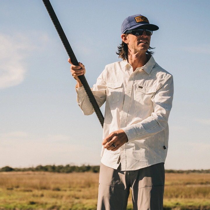 Howler Bros H Bar B Tech Longsleeve Snapshirt | Men's