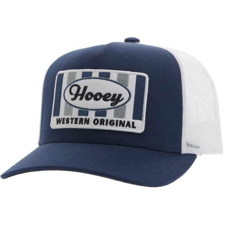 HOOEY "SUDAN" HAT NAVY/WHITE W/PATCH
