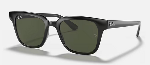 Ray-Ban RB4323 Black Frame l G-15 Green Lens