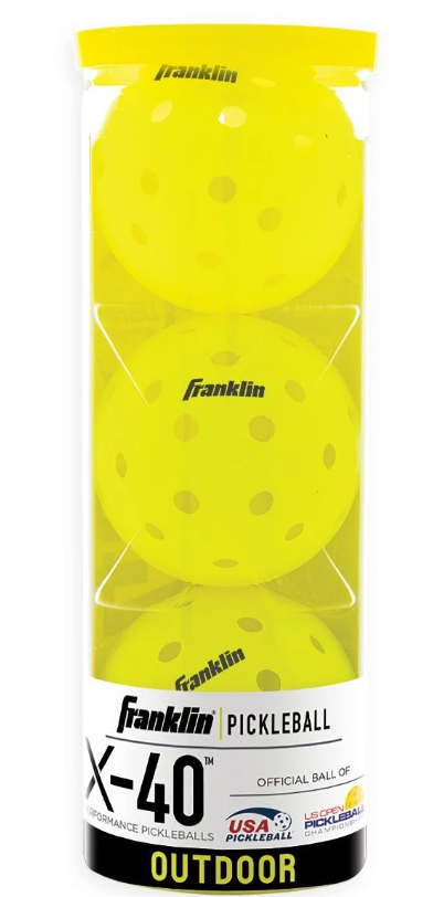 Franklin Pickleball X-40 Outdoor 3PK