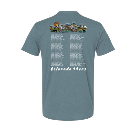 Wild Tribute Colorado 14ers T-Shirt