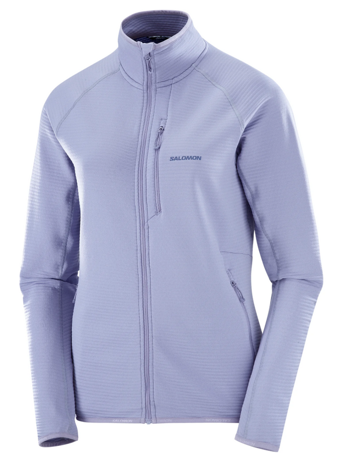 Salomon Women's Essential Light warm Full Zip Midlayer Jacket