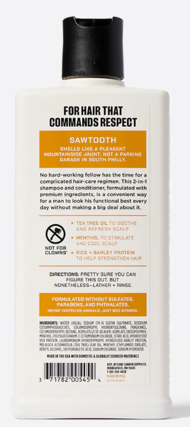 Duke Cannon Shampoo And Conditoner