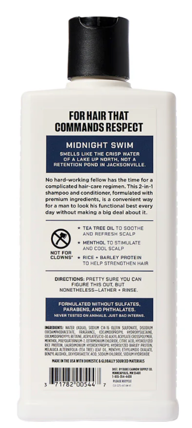 Duke Cannon Shampoo And Conditoner