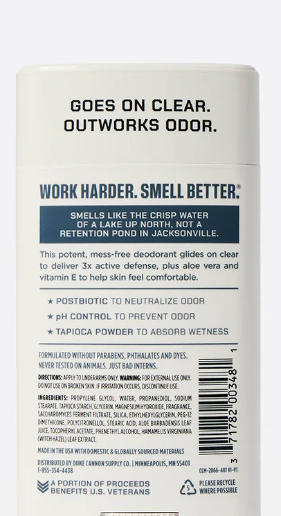 Duke Cannon Air Defense Active Deodorant