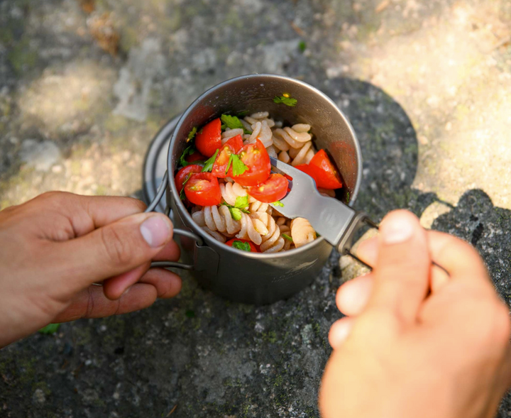 GSI Outdoors TEKK Trio Folding Cutlery Set for Hiking