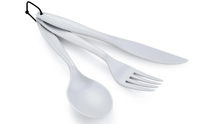 GSI Outdoors 3Pc. Ring Cutlery Utensil Set for Camping