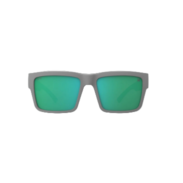 Spy Montana Matte Gray Translucent Black Frames l Happy Bronze Light Green Spectra Mirror Lens