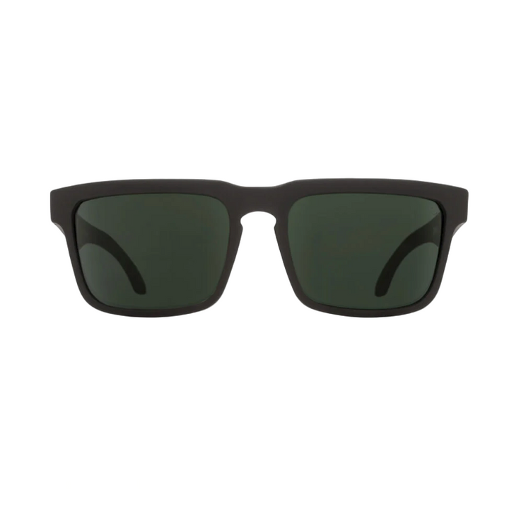 Spy Helm Soft Matte Black Frames l Happy Gray Green Lens