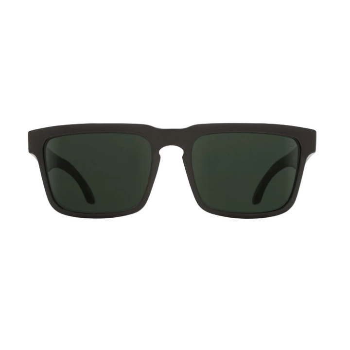 Spy Helm Black Frames l Happy Gray Green Lens