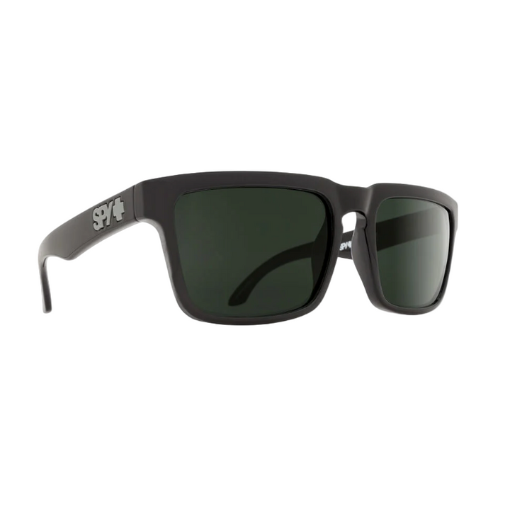 Spy Helm Black Frames l Happy Gray Green Lens