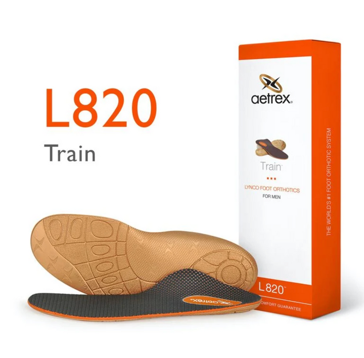 Aetrex Men's L820 Train Posted Orthotics