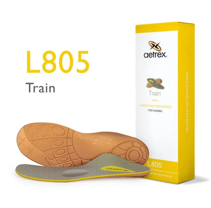 Aetrex Women's L805  Train Orthotics With Metatarsal Support
