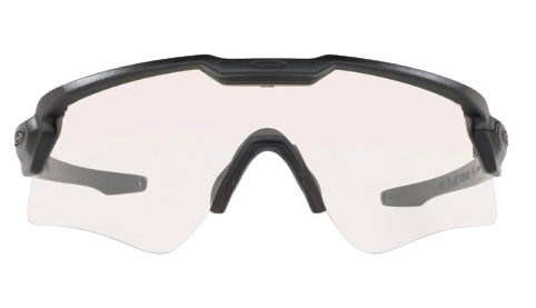 Oakley SI Ballastic M-Frame Alpha OO9296-10 Black Frame Clear Grey Lens