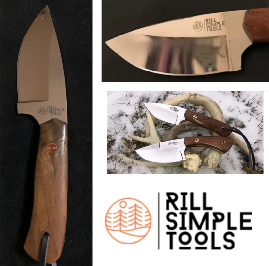 Rill Simple Tools Fixed Medium Skinner Knife