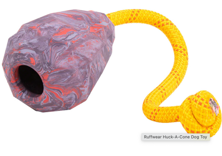 RUFFWEAR Huck-a-Cone Rubber Throw Toy