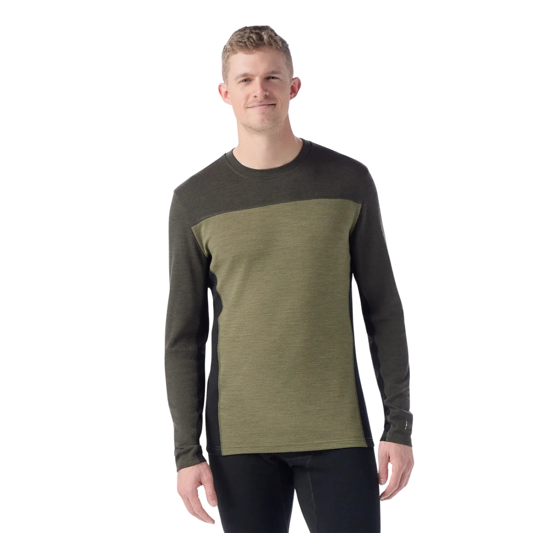 Smartwool Men's Classic Thermal Merino Base Layer Colorblock Crew
