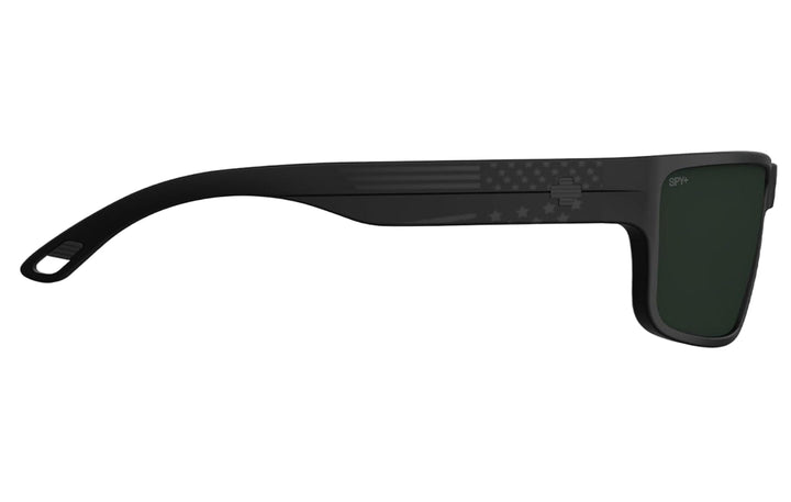 Spy Rocky Matte Black Gloss Flag Frames l Happy Gray Green Lens
