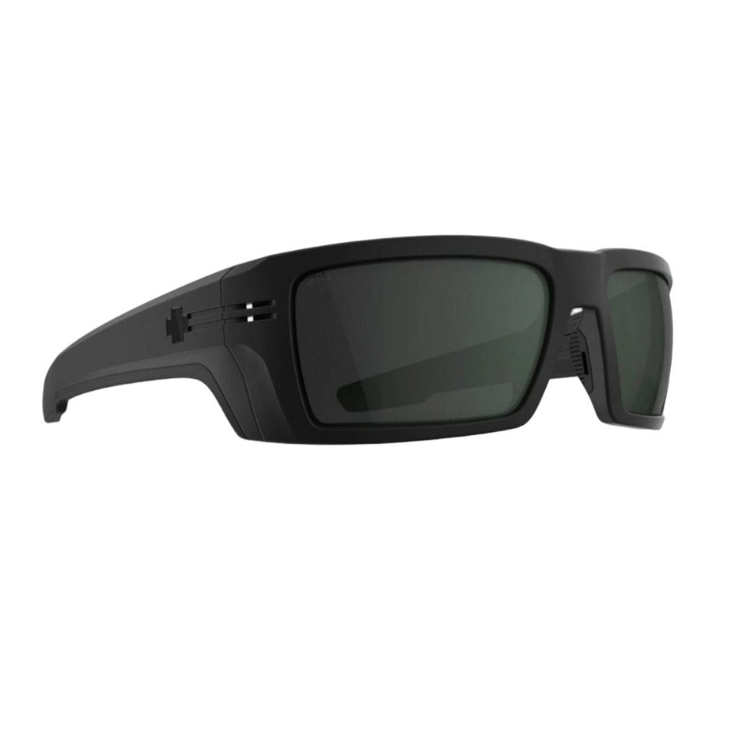 Spy Rebar SE Ansi Matte Black Frames l Happy Gray Green Lens