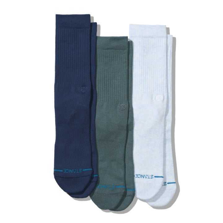 Stance Icon Sock 3 Pack Crew