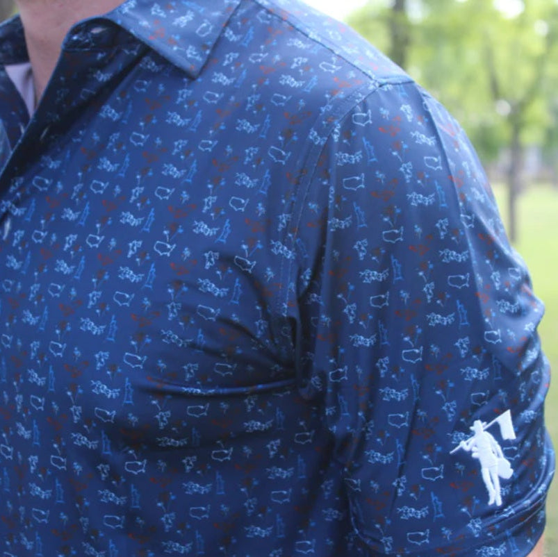 Thomas Adams Men's The Firecracker Polo Shirt