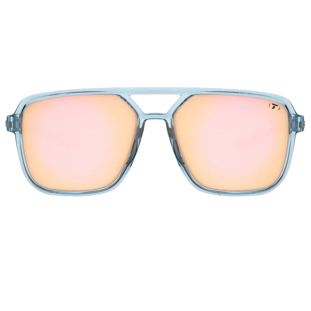 Tifosi Salto Blue Horizon Frame I Smoke Tint with Pink Mirror Lens