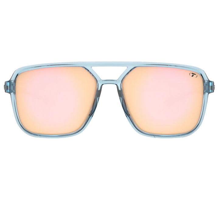 Tifosi Salto Blue Horizon Frame I Smoke Tint with Pink Mirror Lens