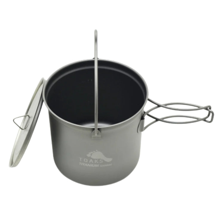 Toaks Titanium 1100ml Pot with Bail Handle