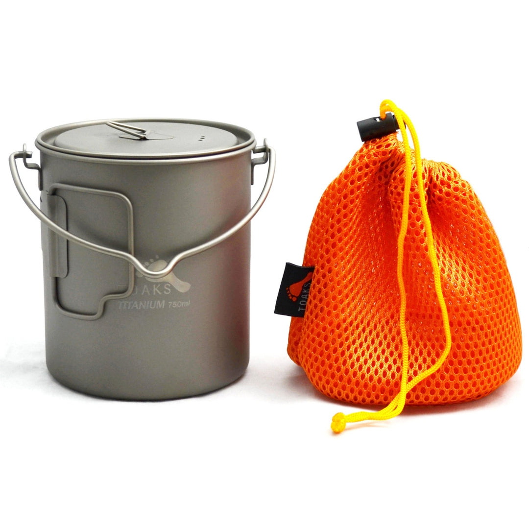 Toaks Titanium 750ml Pot with Bail Handle