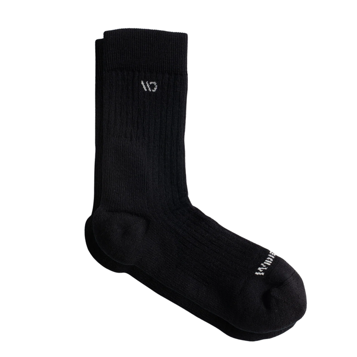 Wide Open Men’s Solid Cushioned Micro Crew Socks
