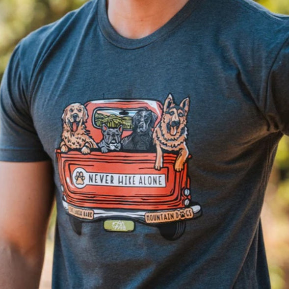 Wild Tribute Men's "Never Hike Alone" T-Shirt