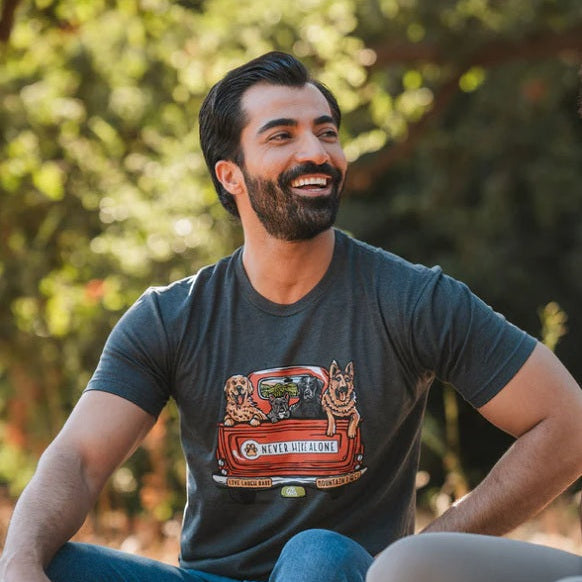 Wild Tribute Men's "Never Hike Alone" T-Shirt