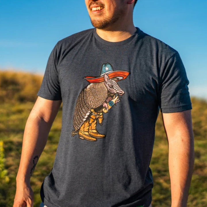 Wild Tribute Men's "Texas Armadillo" T-Shirt