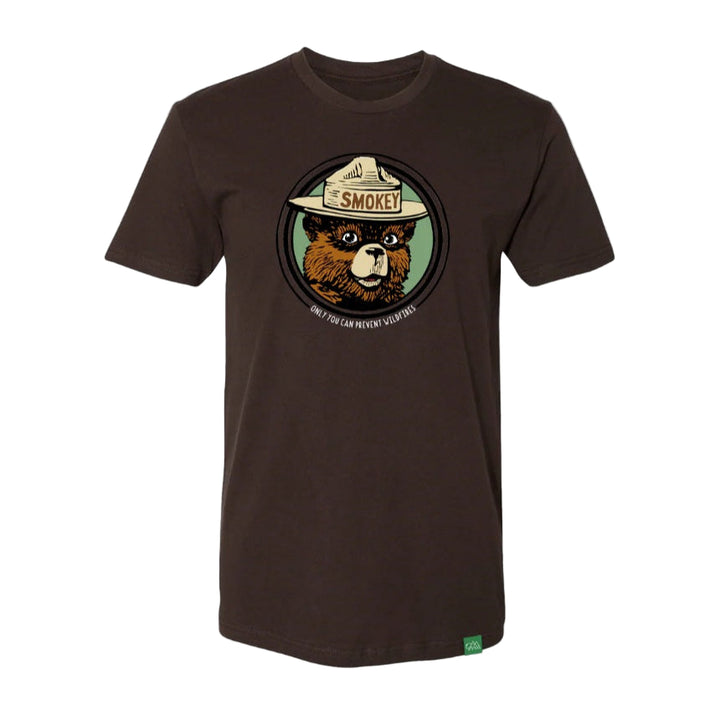 Wild Tribute Men's "Vintage Smokey Bear" T-Shirt