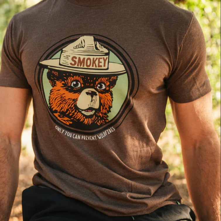 Wild Tribute Men's "Vintage Smokey Bear" T-Shirt