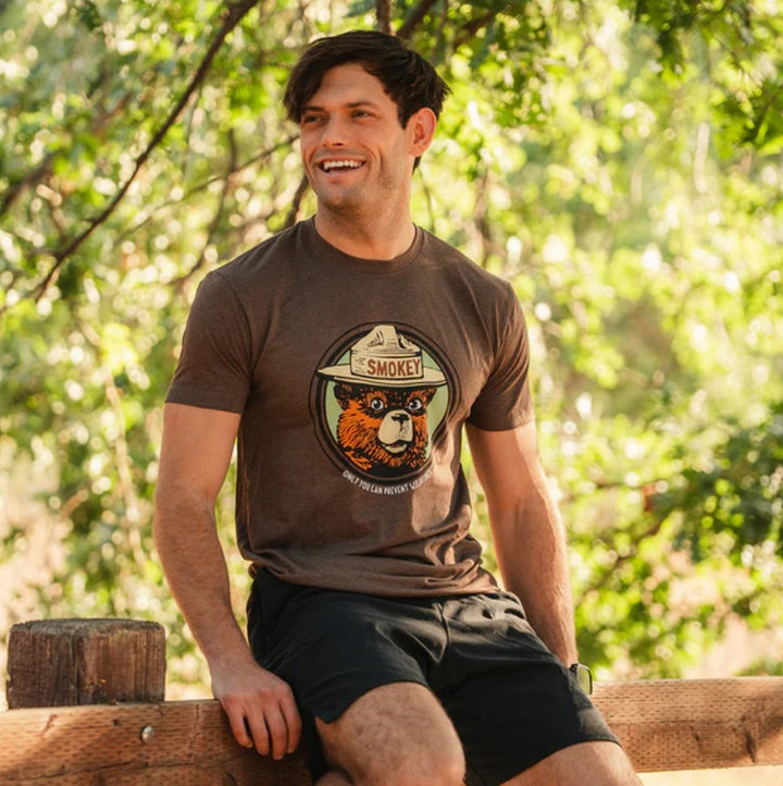 Wild Tribute Men's "Vintage Smokey Bear" T-Shirt