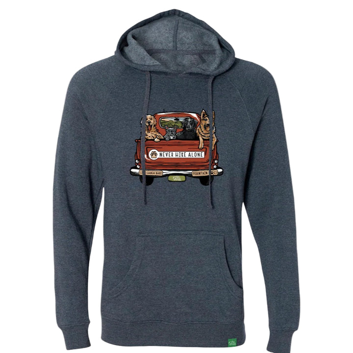 Wild Tribute "Never Hike Alone" Hoodie Sweatshirt