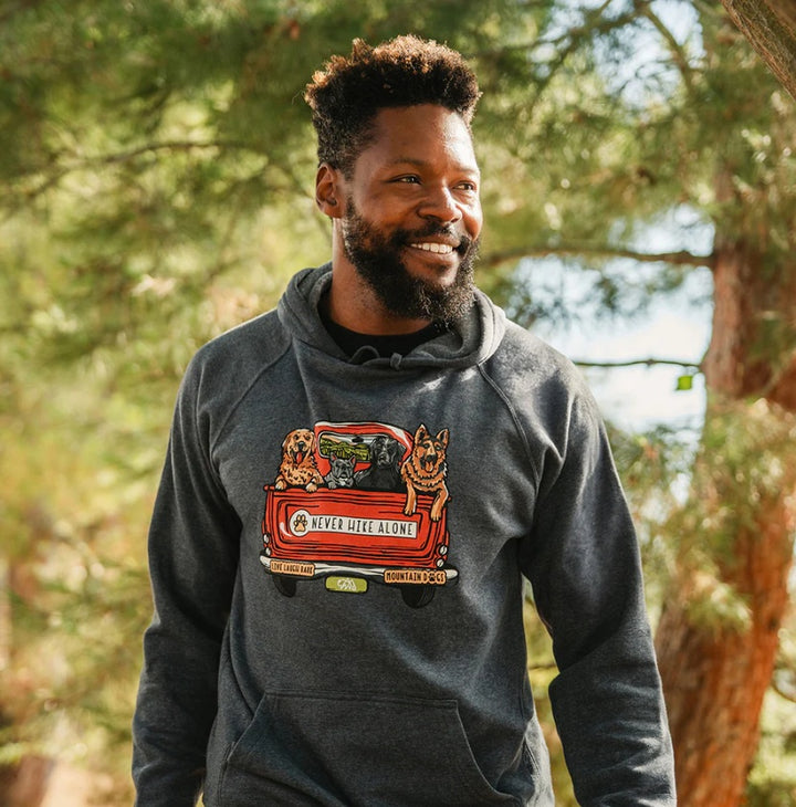 Wild Tribute "Never Hike Alone" Hoodie Sweatshirt