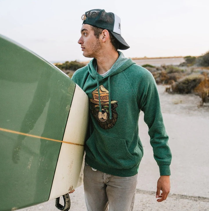 Wild Tribute "Smokey the Groovy Bear" Hoodie Sweatshirt