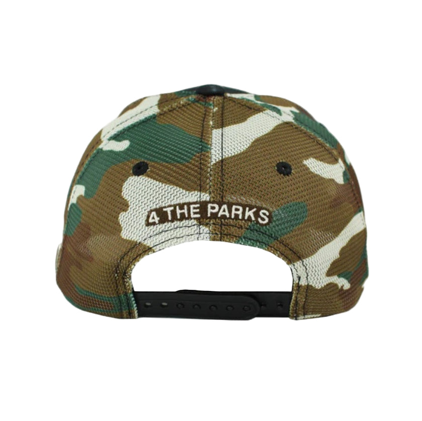 Wild Tribute "Wild Tribute Logo Camo Mesh" Trucker Hat