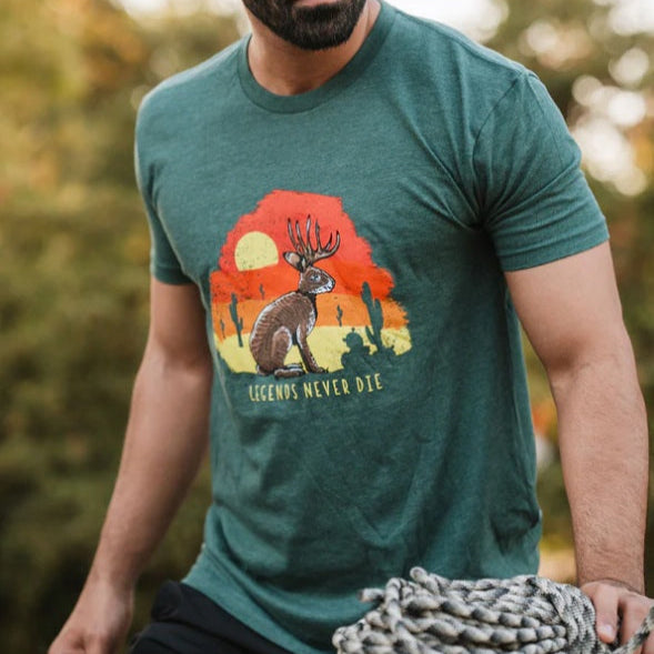 Wild Tribute Men's "Legends Never Die" T-Shirt