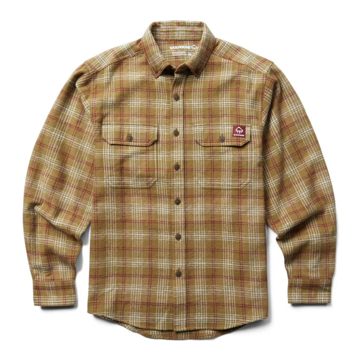Wolverine Men's Glacier Heavy Weight Long Sleeve Flannel Shirt
