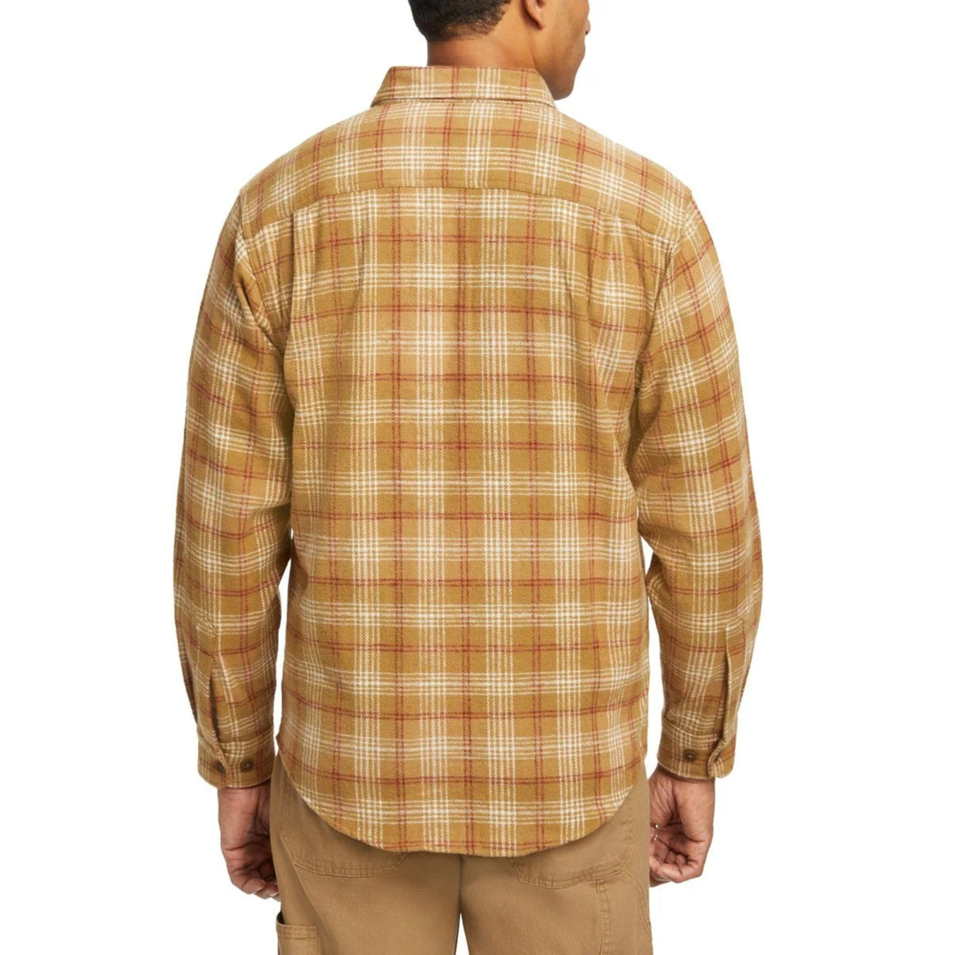 Wolverine Men's Glacier Heavy Weight Long Sleeve Flannel Shirt