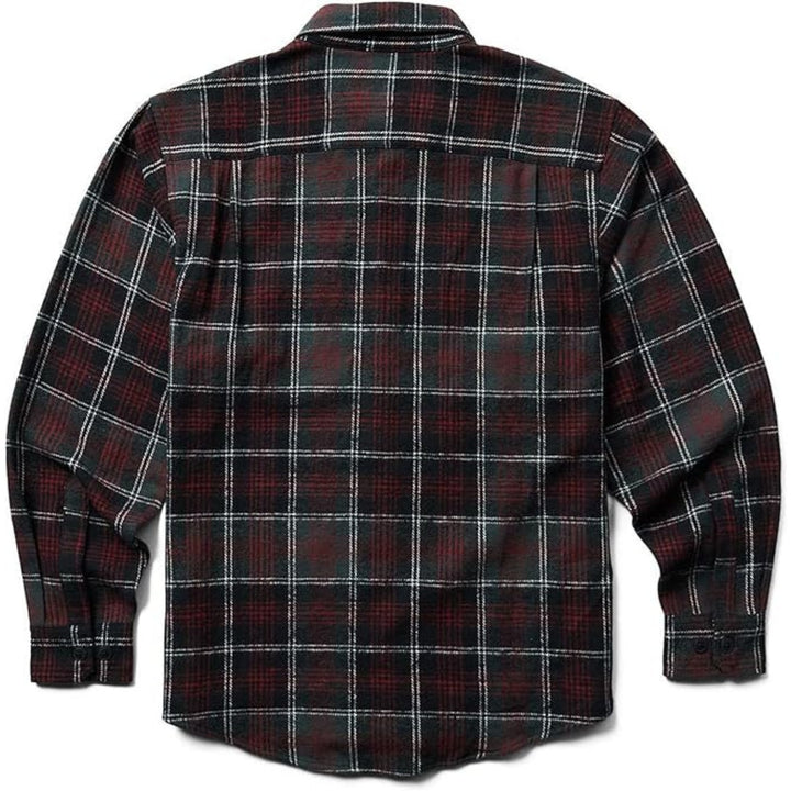 Wolverine Men's Glacier Heavy Weight Long Sleeve Flannel Shirt