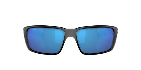 Costa Del Mar Fantail Pro 06S9079 907901 Matte Black Frame l Blue Mirror 580G Lens